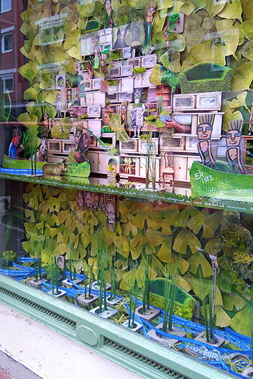 Vera Bonsen: Fensterkunst - Frühlingsfenster 2016