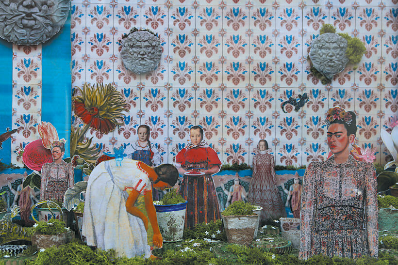 Vera Bonsen: Fensterkunst - Gartenfenster
