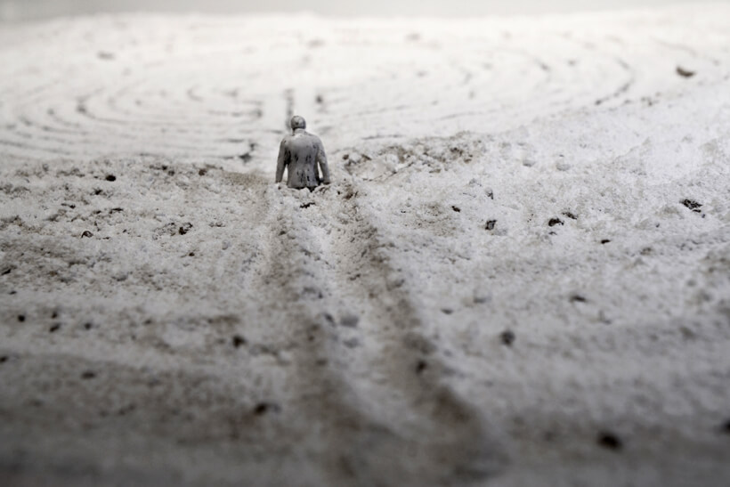 Vera Bonsen: Fotoarbeiten 5: Winterreise 1