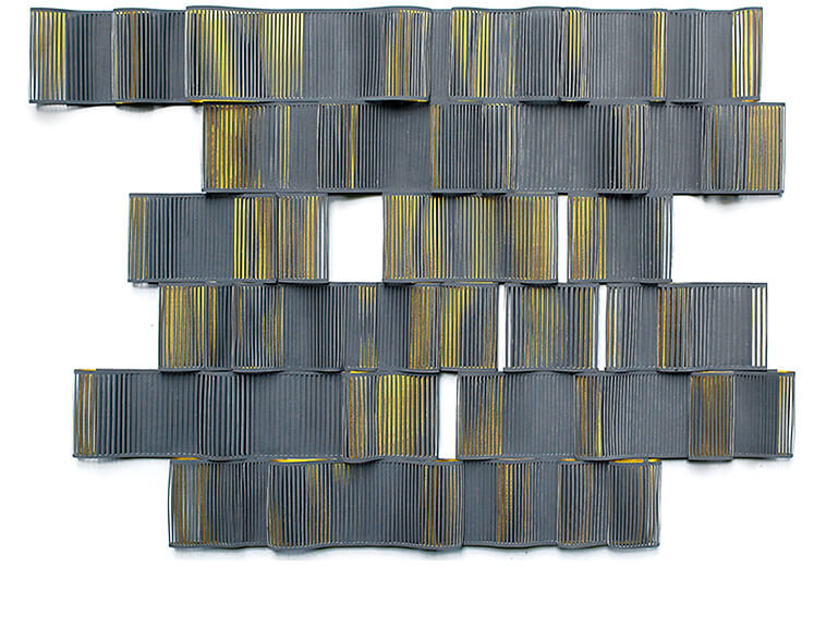 Vera Bonsen: Objekte-Papier: o.T. Papierschnitt,  2016