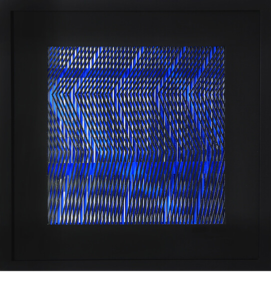Papierarbeiten: di.a.phan blue 1